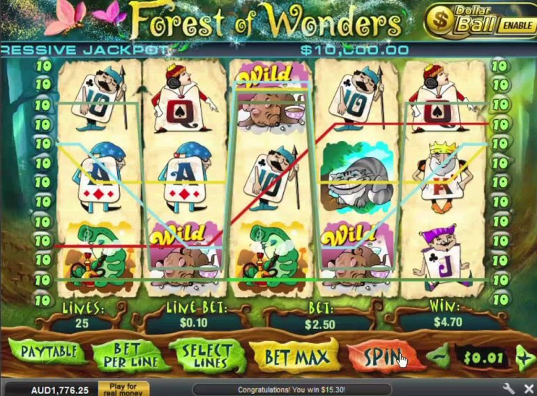 Видеослот Forest of Wonders