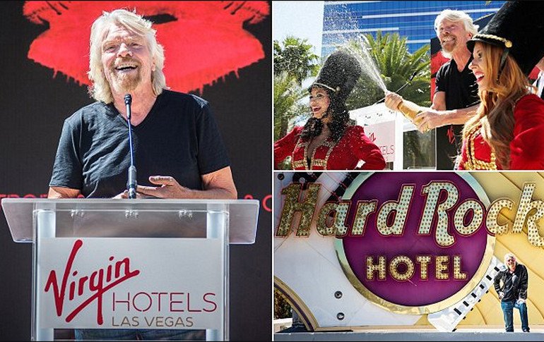 Richard Branson Las Vegas Casino Hard Rock