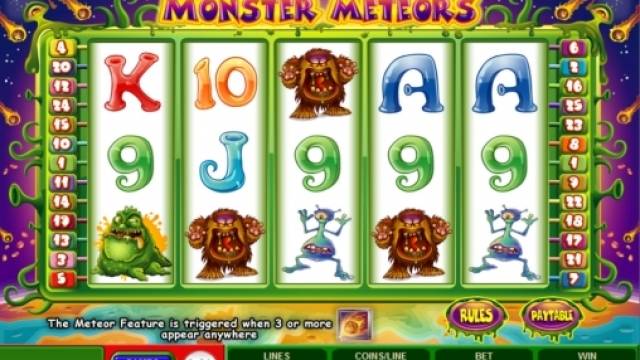 Игровой автомат «Monster Meteors» - с настоящими космическими монстрами