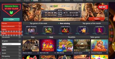 The first deposit bonus of 100% up to 500 EUR from the Pin-up casino: 