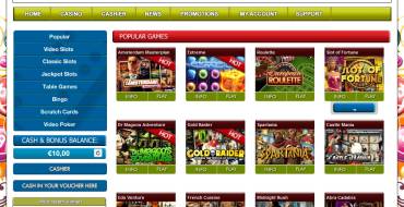 Amsterdams Casino: Игры