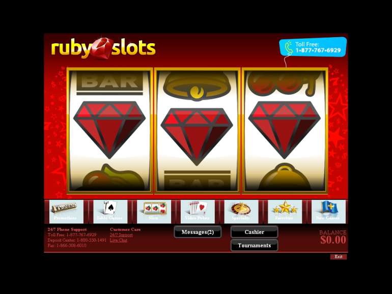 Обзор онлайн Казино Руби Слотс (Ruby Slots Casino), отзывы игроков на