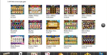 Grand Fortune casino: Игры