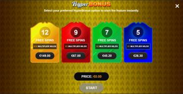 9 Blazing Cashpots: Бонус