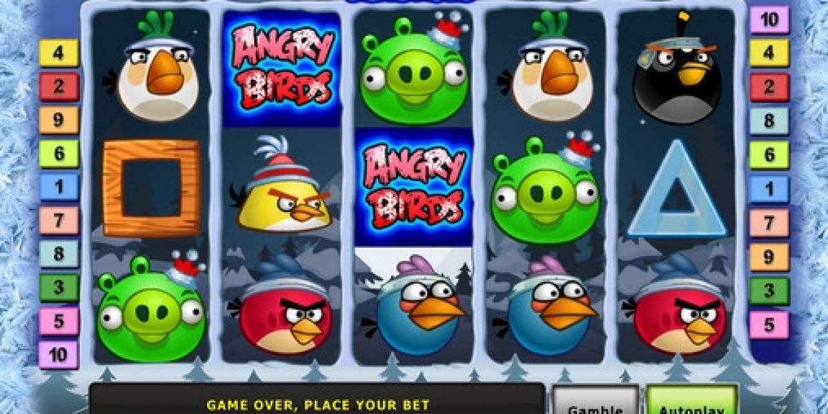 Игровой автомат Angry Birds - Christmas