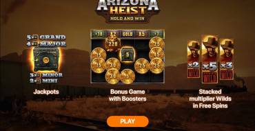 Arizona Heist: Hold and Win: Уникальные функции