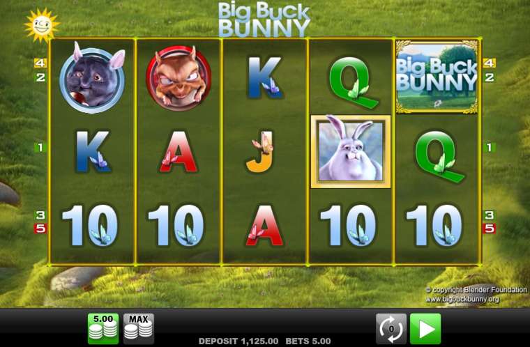 Слот Big Buck Bunny играть бесплатно