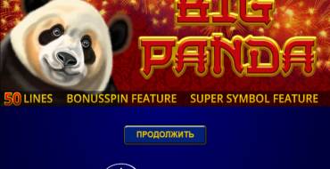 Big Panda: Игровой автомат