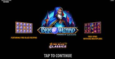 Blue Wizard: Игровой автомат