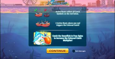 Boat Bonanza Colossal Catch: Уникальные функции