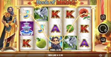 Book of Midas: Линия для выигрыша