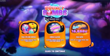 Bouncy Bombs: Уникальные функции