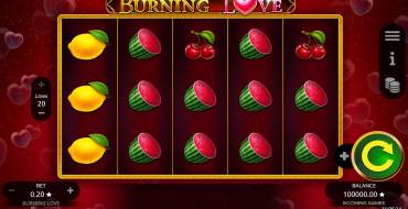 Burning Love: Игровой автомат