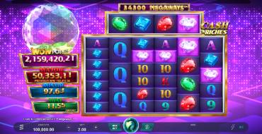 Cash 'N Riches WowPot Megaways: Интерфейс