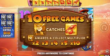 Crabbin' for Cash: Extra Big Catch Jackpot King: Фриспины и/или респины