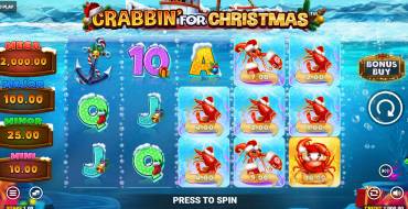 Crabbin' For Christmas: Игровой автомат