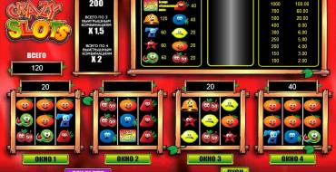 Crazy Slots: Выплаты