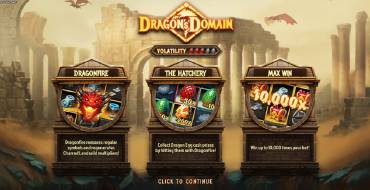 Dragon's Domain: Игровой автомат