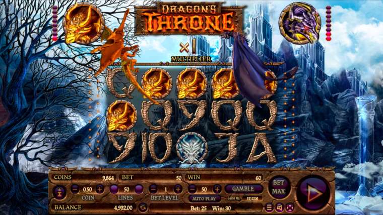 Онлайн слот Dragon’s Throne играть