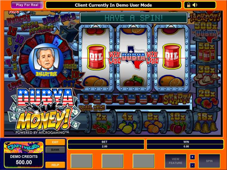 Слот Dubya Money играть бесплатно