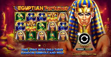 Egyptian Fortunes: Игровой автомат Egyptian Fortunes