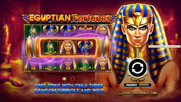 Онлайн слот Egyptian Fortunes играть