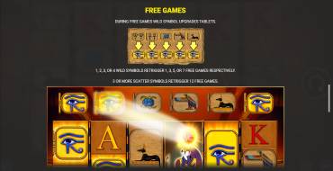 Eye of Horus: The Golden Tablet Megaways: Фриспины и/или респины