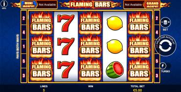 Flaming Bars: Игровой автомат