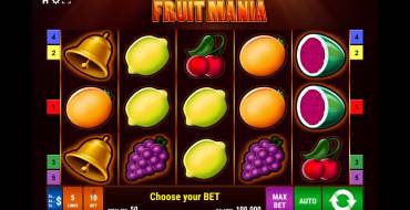 Fruit Mania: Интерфейс