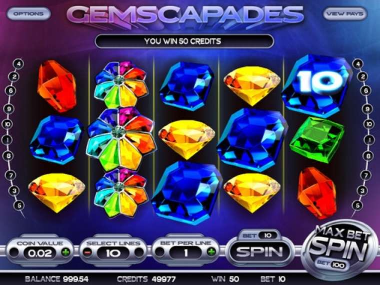 Слот Gemscapades играть бесплатно