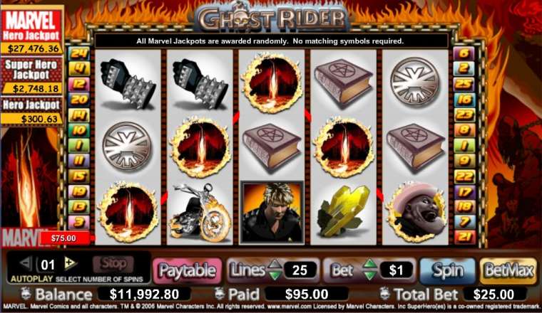 Онлайн слот Ghost Rider играть