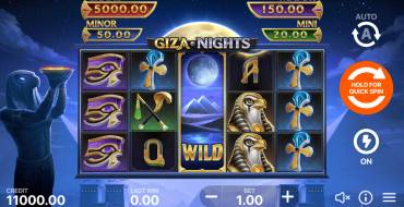 Giza Nights: Hold and Win: Игровой автомат