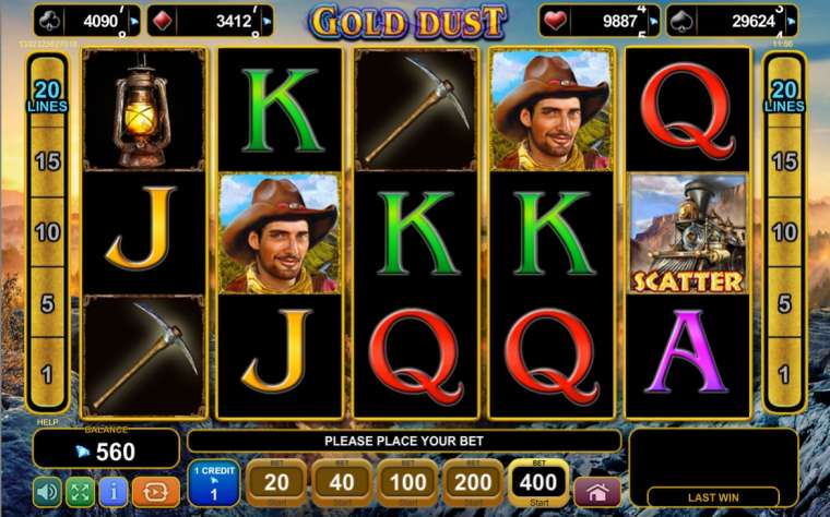 Онлайн слот Gold Dust играть