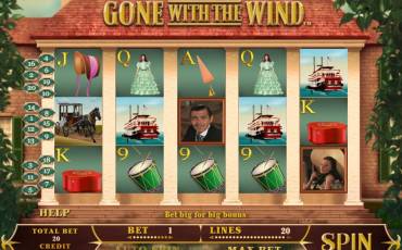 Игровой автомат Gone with the Wind