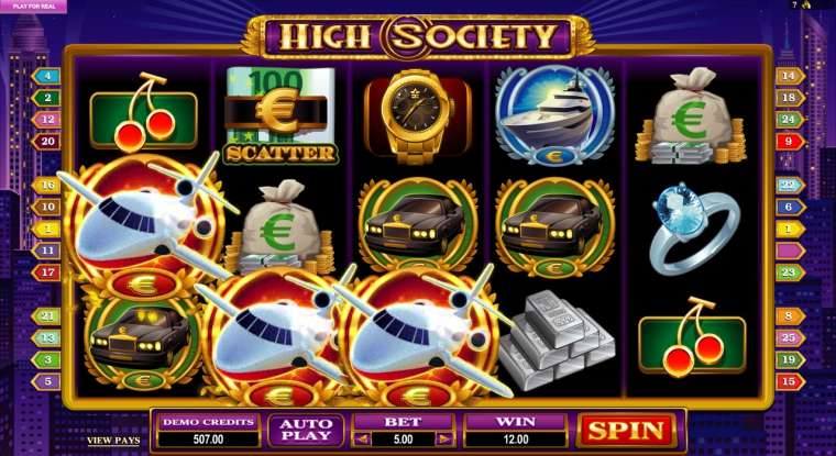 Слот High Society играть бесплатно