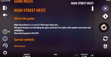 High Street Heist: Правила