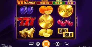 Hot Coins Hold and Win: Игровой автомат