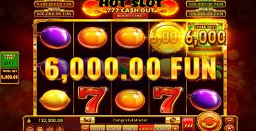 Hot Slot: 777 Cash Out: Выигрыши