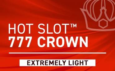 Игровой автомат Hot Slot: 777 Crown Extremely Light