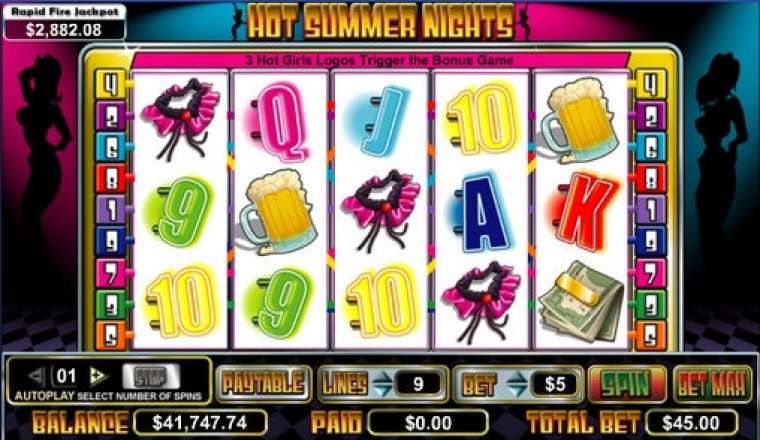 Онлайн слот Hot Summer Nights играть