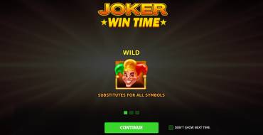 Joker Win Time: Особенности