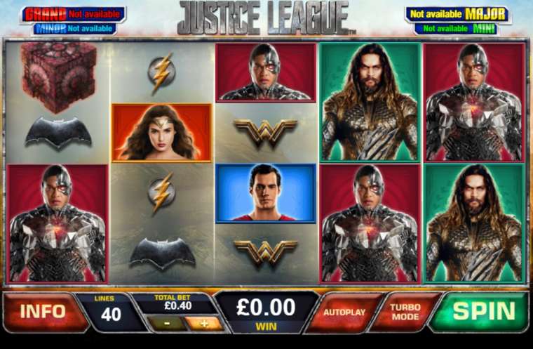 Слот Justice League играть бесплатно