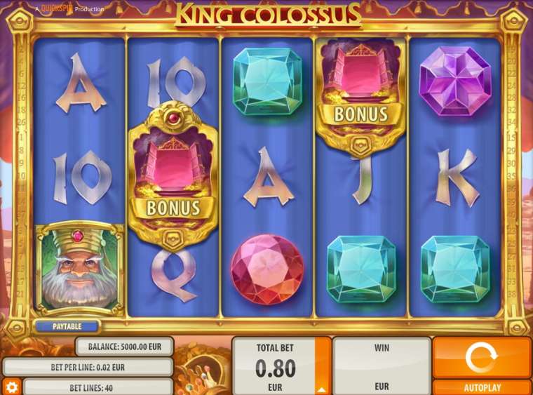 Онлайн слот King Colossus играть