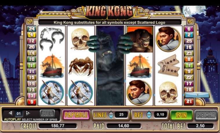 Онлайн слот King Kong играть