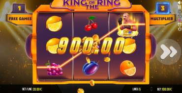 King Of The Ring: Выигрыши