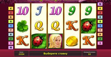 Lucky Lady’s Charm Deluxe: Интерфейс