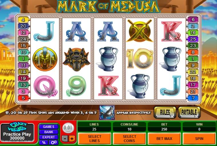 Слот Mark of Medusa играть бесплатно