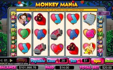 Игровой автомат Monkey Mania