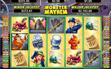 Игровой автомат Monster Mayhem