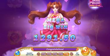 Moon Princess Power of Love: Выигрыши